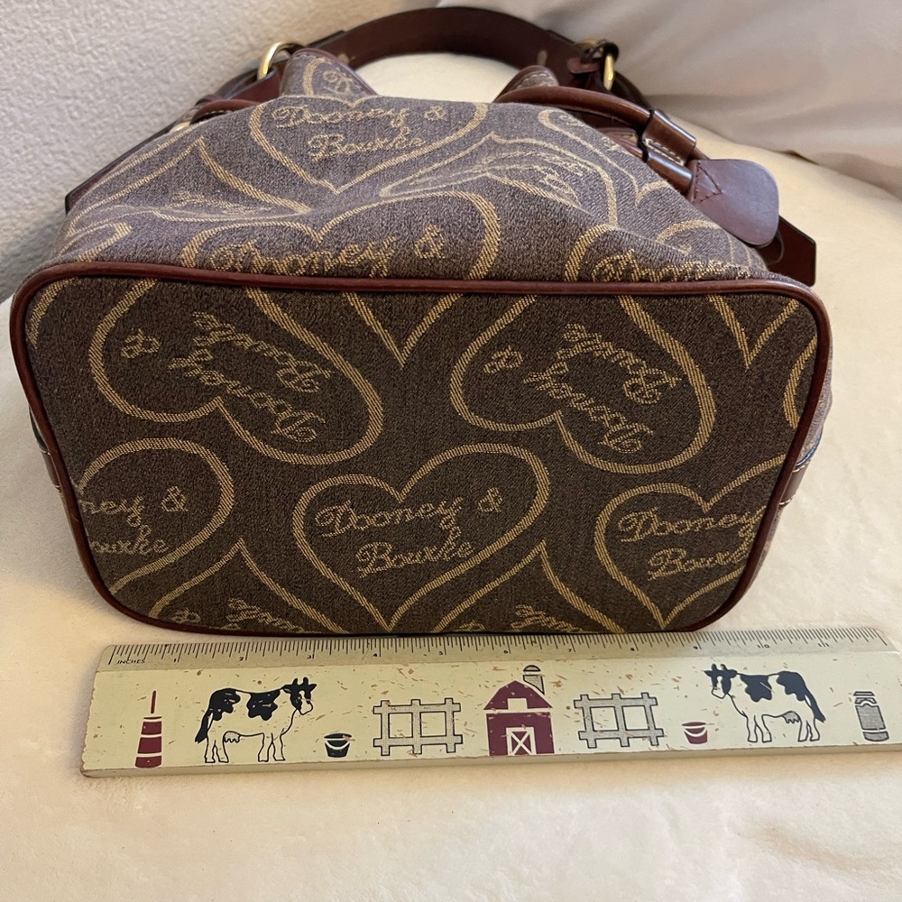 Dooney & Bourke Brown and Tan Shoulder Bag - Picture 8 of 12